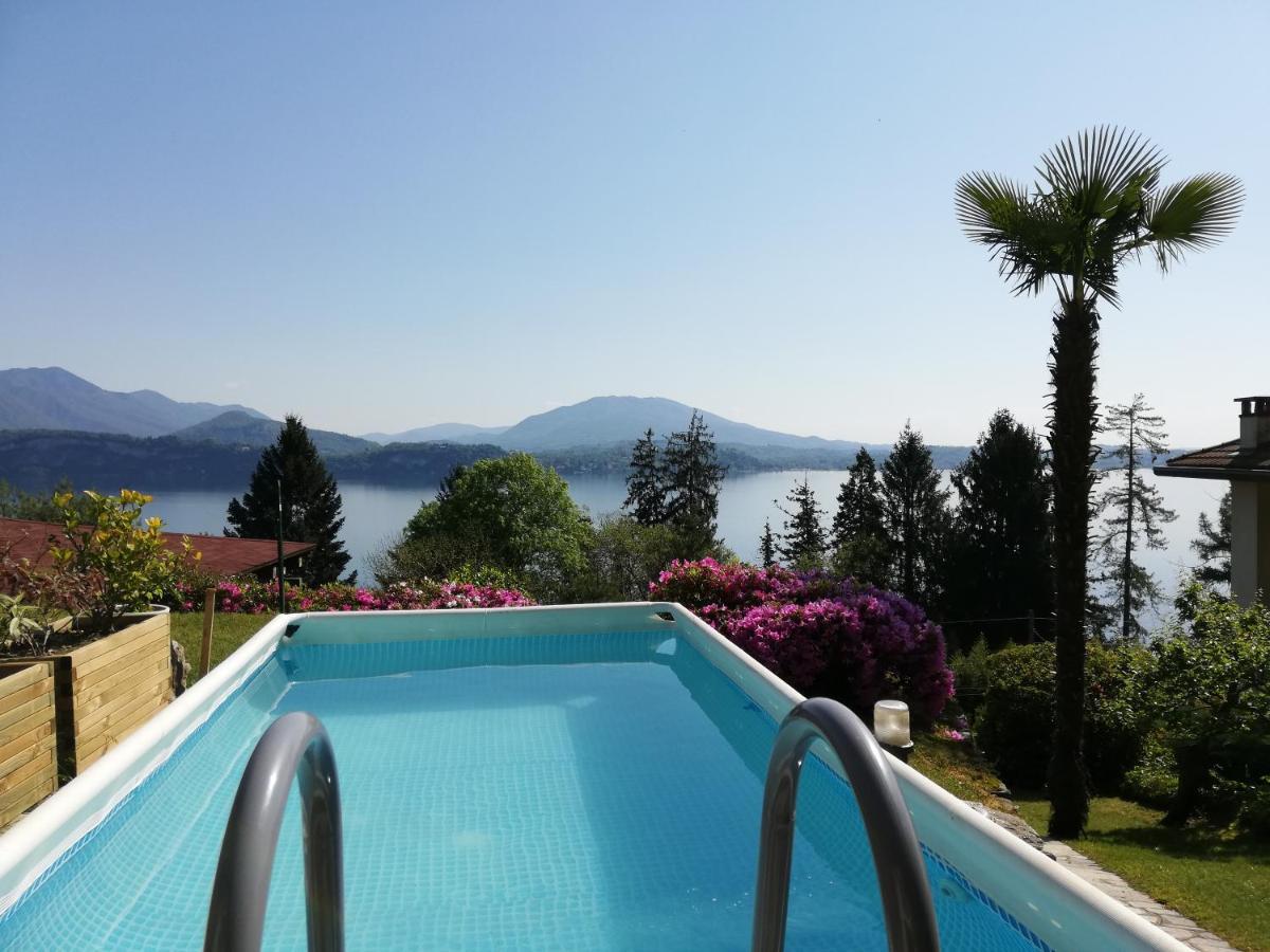 Romantica Casetta Nel Verde Con Vista Sul Lago Belgirate Exterior foto